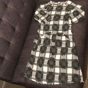 Cool checkered dress!